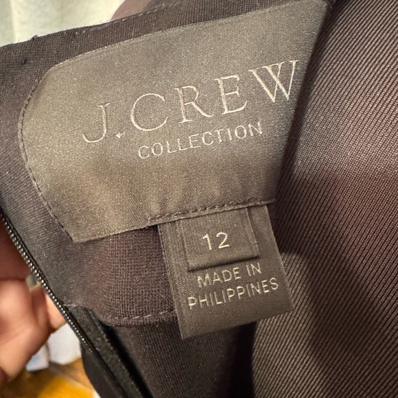 J. Crew Black Textured Midi Dress - Picture 4 of 4